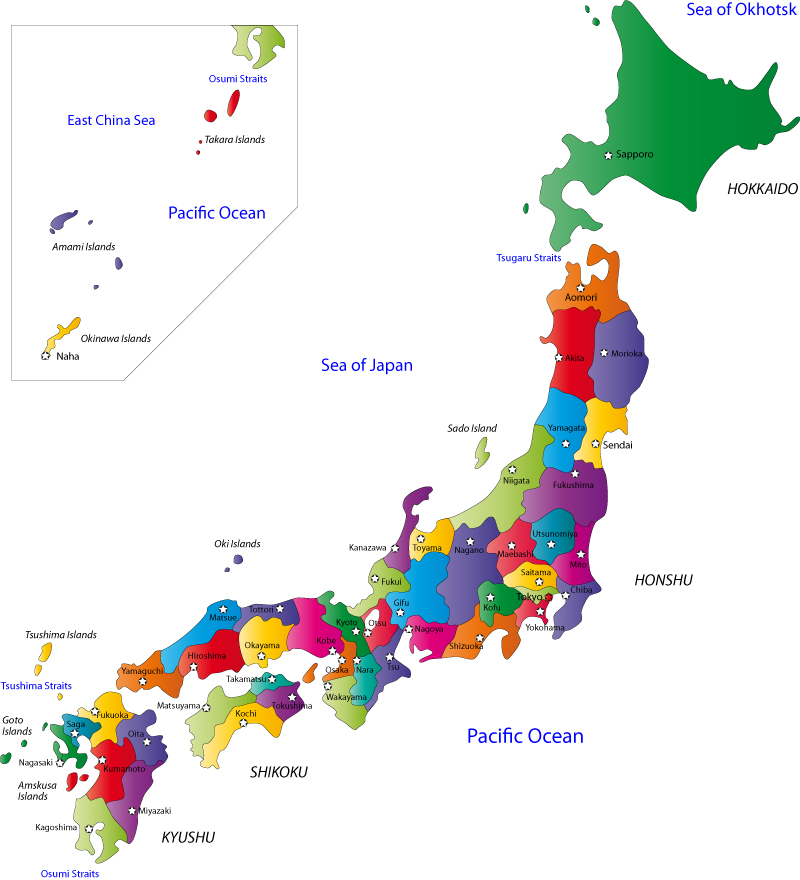 Map of Japan